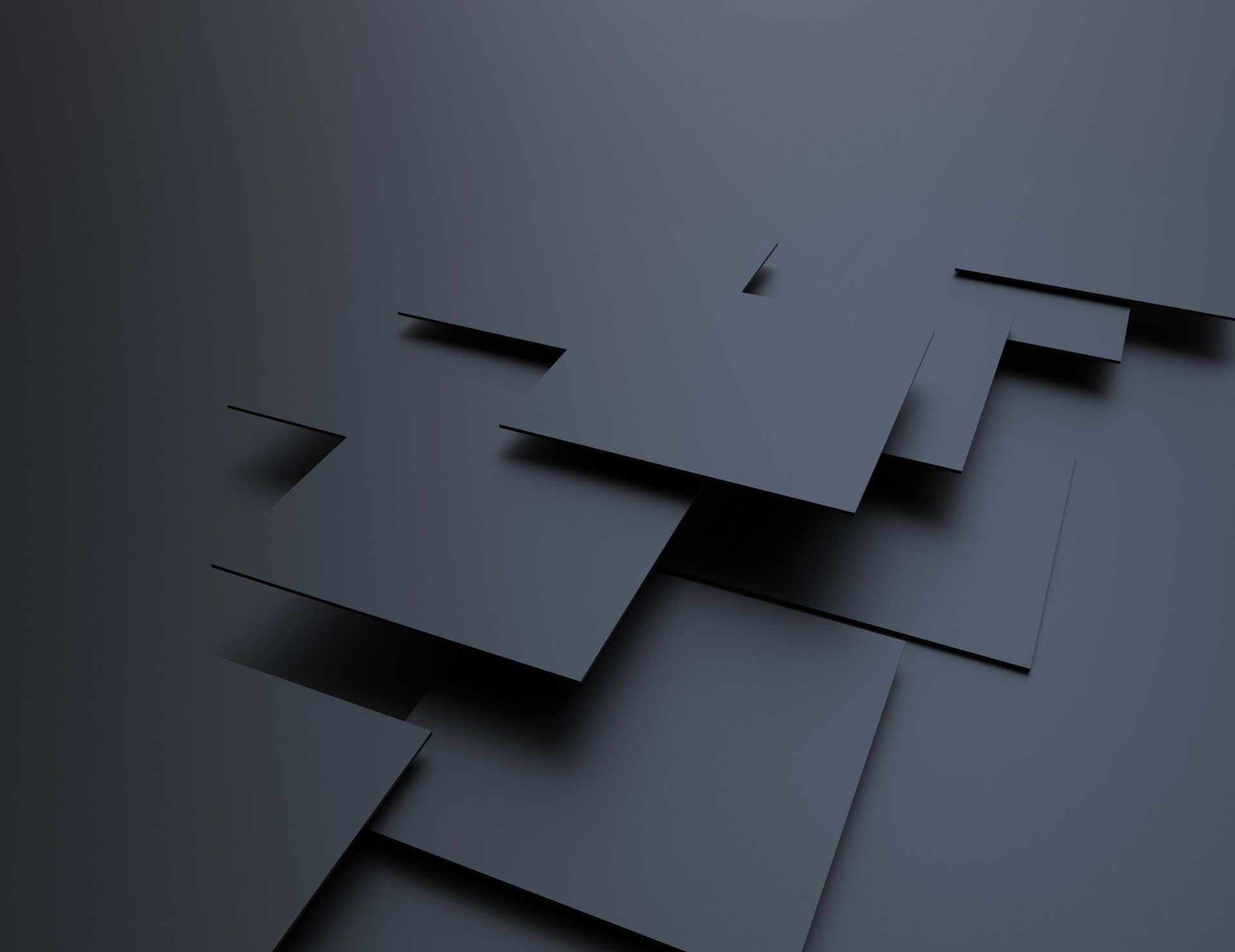 Abstract background, black cubes